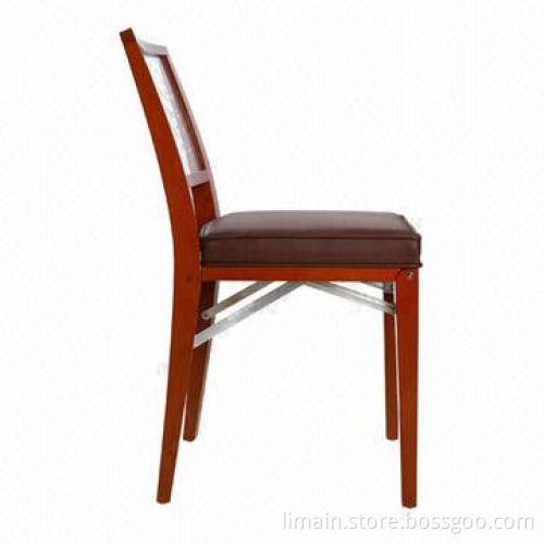 Dining chairs, seat and back foam-padded and upholstered